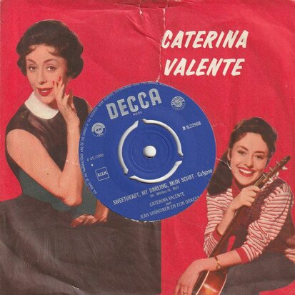 Caterina Valente - Sweetheart, my darling, mijn schat + Bon Giorno (Vinylsingle)