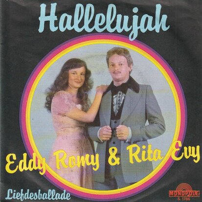 Eddy Romy & Rita Evy - Hallelujah + Liefdesbalade (Vinylsingle)