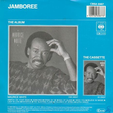 Maurice White - Switch on your radio + Jamboree (Vinylsingle)