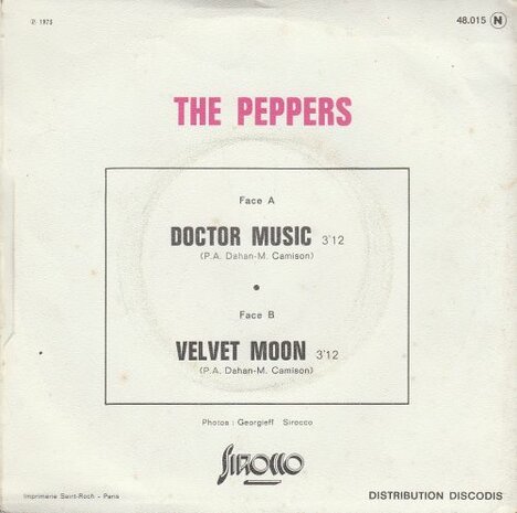 Peppers - Doctor's music + Velvet moon (Vinylsingle)