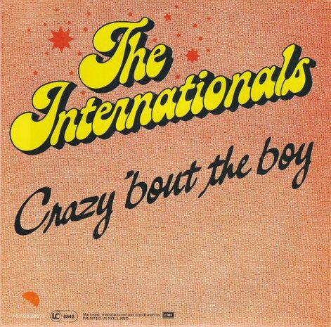 Internationals - Crazy 'Bout The Boy + Teenage Rebel (Vinylsingle)