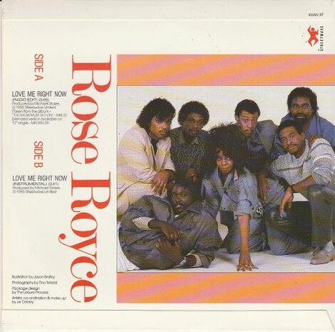 Rose Royce - Love me right now +  (instr.) (Vinylsingle)