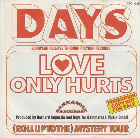 Days - Love Only Hurts + Mystery Tour (Vinylsingle)