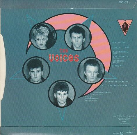 The Voices - Beauty Is The Beast + It's Unreal It's Unnatural (Vinylsingle)