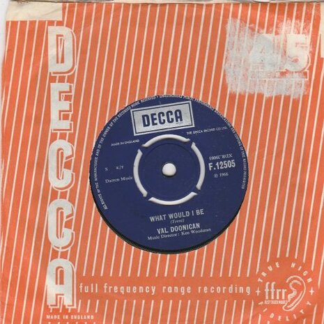 Val Doonican - What Would I Be + Gentle Mary (Vinylsingle)