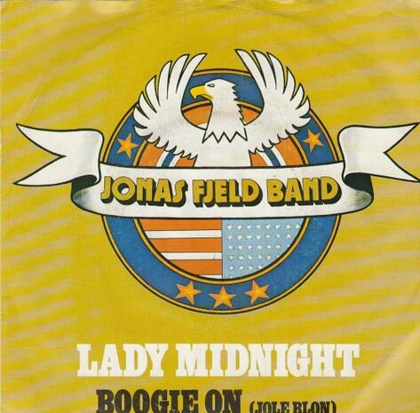 Jonas Fjeld band - Lady Midnight + Boogie On (Vinylsingle)