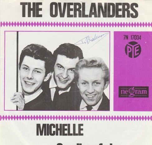 Overlanders - Michelle + Cradle of love (Vinylsingle)