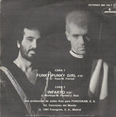 Azul Y Negro - Funky Punky Girl + Infarto (Vinylsingle)