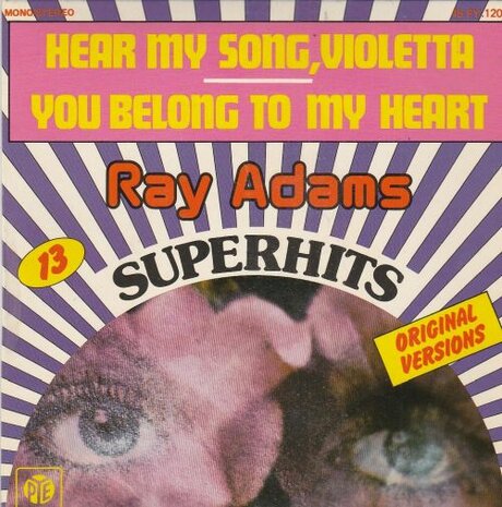 Ray Adams - Hear My Song Violetta + You Belong To My Heart (Vinylsingle)