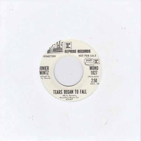 Junier Mintz - Tears Began To Fall (Vinylsingle)