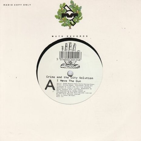 Crime & The City Solution - I Have The Gun + Motherless Child (Dance Mix) (Vinylsingle)