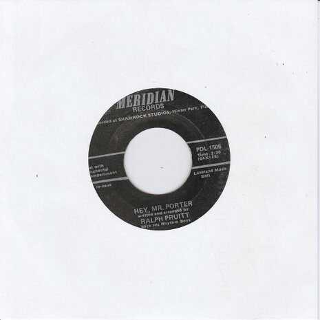 Ralph Pruitt - Hey, Mr. Porter + This heart within me (Vinylsingle)