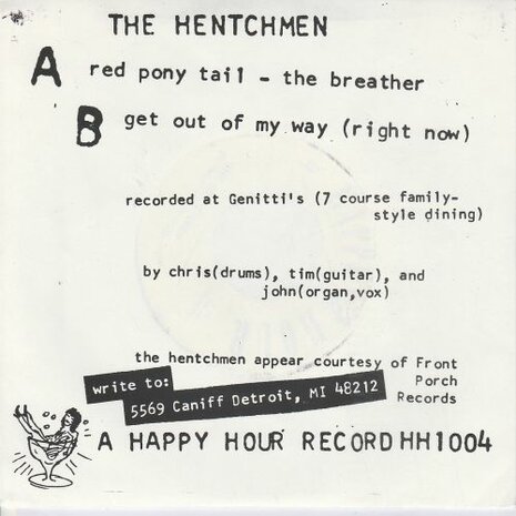 The Hentchmen - Red Hot Car (Vinylsingle)