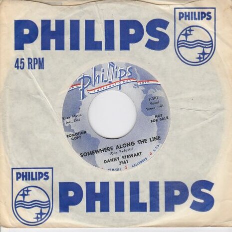 Danny Stewart - Somewhere Along The Line + I'll Change My Ways (Vinylsingle)