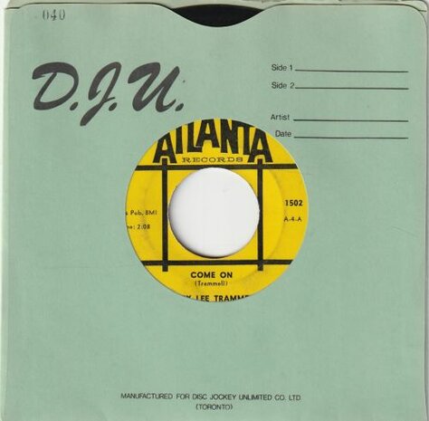 Bobby Lee Trammell - Come On + I Love'em All (Vinylsingle)