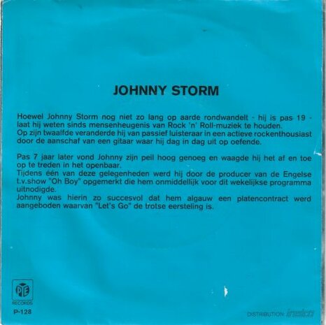 Johnny Storm - Let's Go, Let's Go + School Is Out (Vinylsingle)