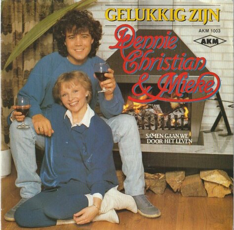 Dennie Christian & Mieke - Gelukkig zijn + Samen gaan we door het leven (Vinylsingle)