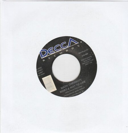 Mark Chesnutt - She Dreams + What A Way To Live (Vinylsingle)