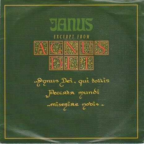 Janus - Excerpt from Angus Dei + (part 2) (Vinylsingle)