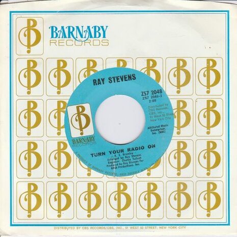 Ray Stevens - Turn your radio on + Loving you on paper (Vinylsingle)