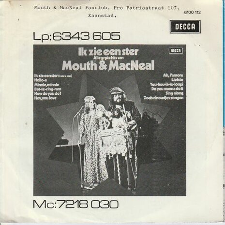 Mouth & MacNeal - Ah, L'amore + I wanted to be (Vinylsingle)