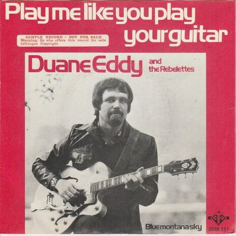 Duane Eddy - Play me like you play your guitar + Blue montana sky (Vinylsingle)