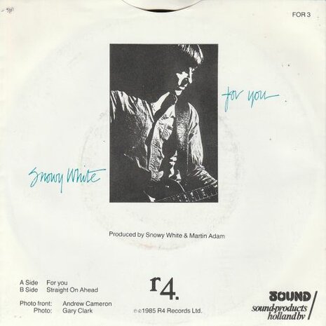 Snowy White - For You + Straight On Ahead (Vinylsingle)