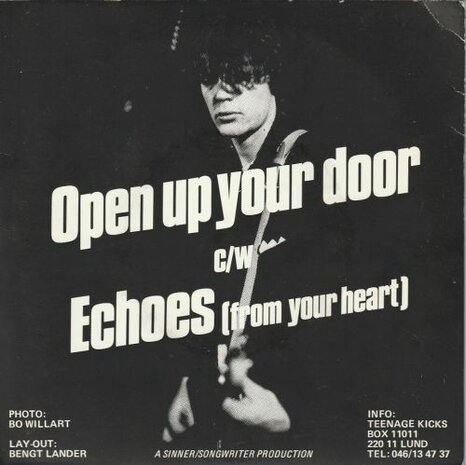 The Sinners - Open Up Your Door + Echoes (From Your Heart) (Vinylsingle)