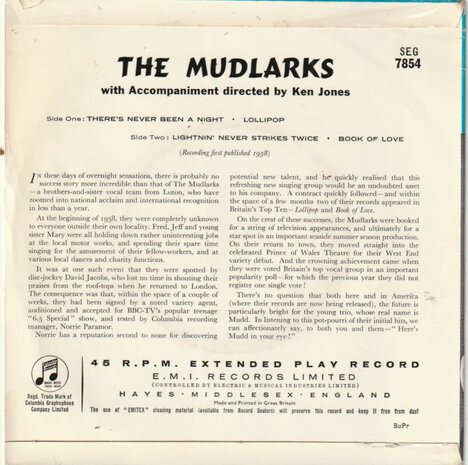 Mudlarks - The Mudlarks (EP) (Vinylsingle)