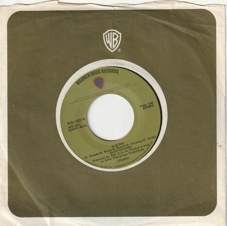 Alice Cooper - Elected + Luney Tune (Vinylsingle)