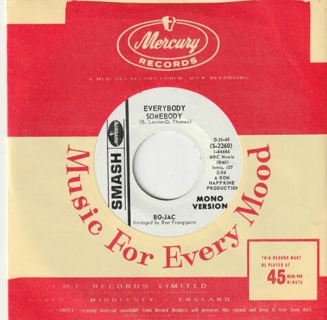 Bo-Jac - Everybody somebody (Vinylsingle)