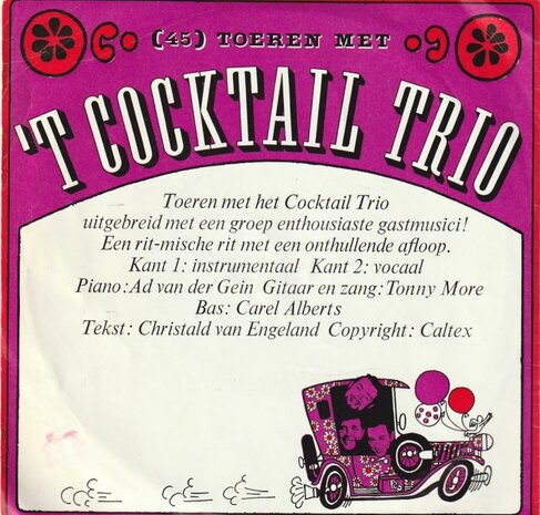 Cocktail Trio - 45 toeren met het Cocktail Trio + instr. (Vinylsingle)