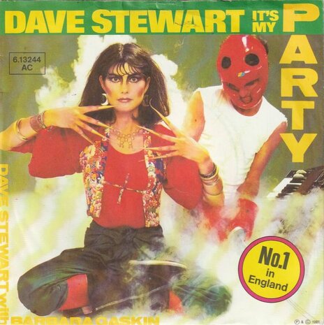 Dave Stewart & Barbara Gaskin - It's my party + Wainting in the wings (Vinylsingle)