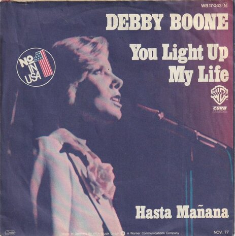 Debby Boone - You Light Up My Life + Hasta Manana (Vinylsingle)