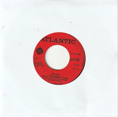 Delaney & Bonnie & Friends - Miss Ann +Let Me Be Your Man (Vinylsingle)