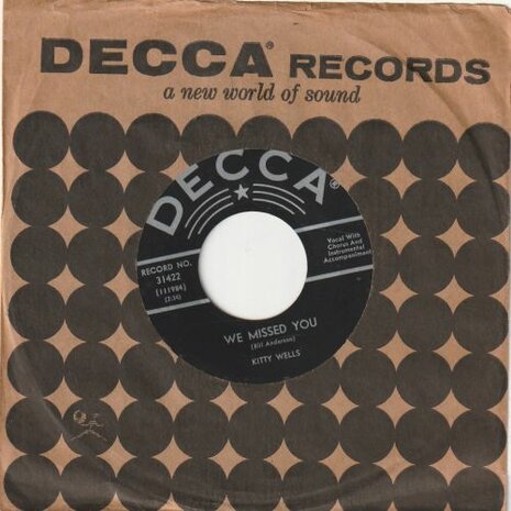 Dottie West - We missed you + Wicked world (Vinylsingle)