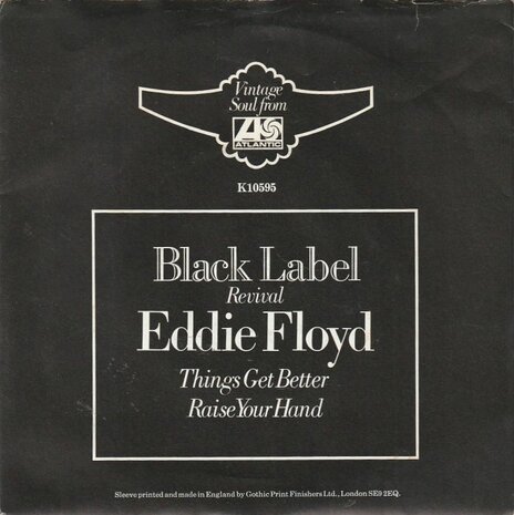 Eddie Floyd - Things Get Better + Raise Your Hand (Vinylsingle)