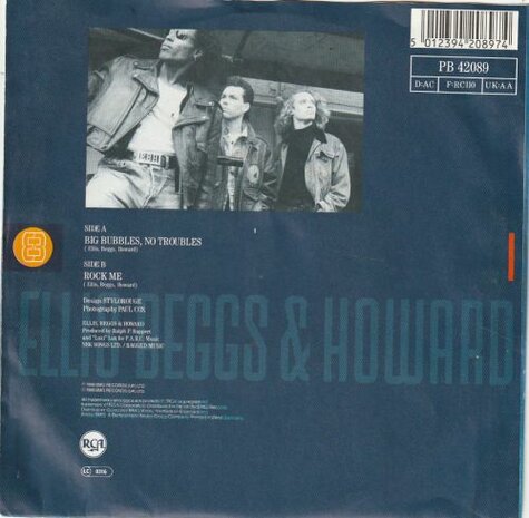 Ellis Begs & Howard - Big bubbles. no troubles + Rock me (Vinylsingle)