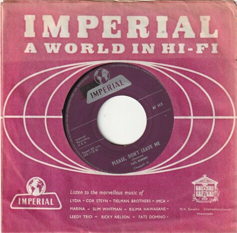 Fats Domino - Bo Weevil + Please Don't Leave Me (Vinylsingle)