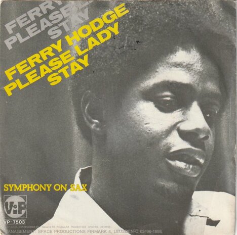 Ferry Hodge - Please Lady Stay + Symphony On Sax (Vinylsingle)