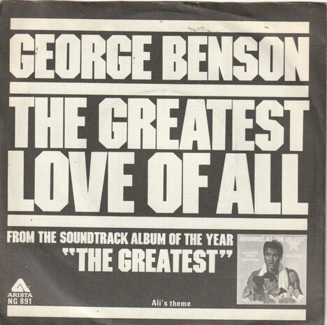 George Benson - The Greatest Love Of All + Ali's Theme (Vinylsingle)