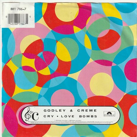 Godley & Creme - Cry + Love bombs (Vinylsingle)