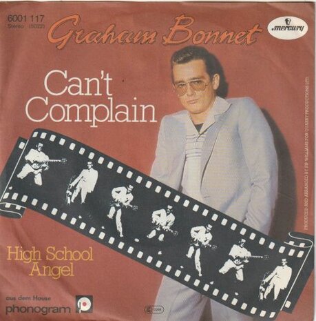 Grham Bonnet - Can't complain + High school angel (Vinylsingle)