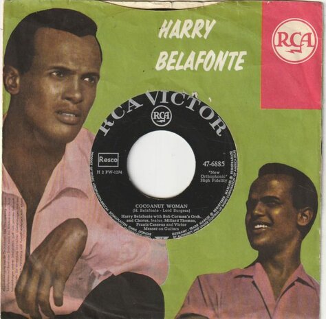 Harry Belafonte - Island in the sun + Coconut woman (Vinylsingle)