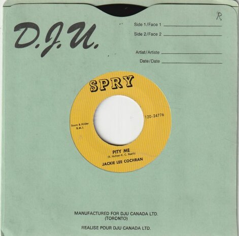 Jackie Lee Cochran - Pity Me + I Wanna See You (Vinylsingle)