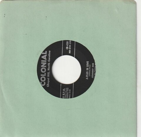 Johnny Dee - Sittin' In The Balcony + A-Plus In Love (Vinylsingle)