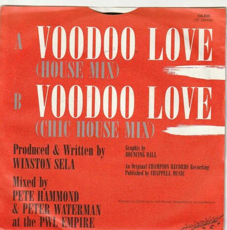 Judy La Rose - Voodoo love + (chic house mix) (Vinylsingle)