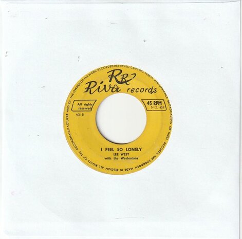 Lee West - Saturday night rock + I feel so lonely (Vinylsingle)