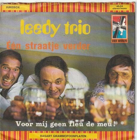 Leedy Trio - Een straatje verder + Voor mij geen fleu de meu (Vinylsingle)