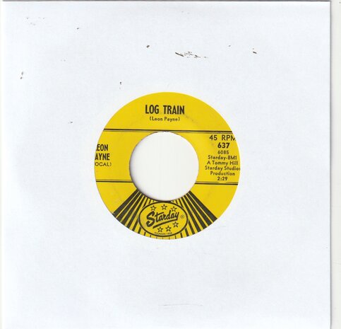 Leon Payne - Log train + Close to you (Vinylsingle)